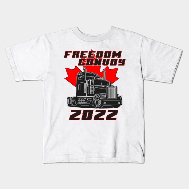 Freedom Convoy 2022 Kids T-Shirt by BuzzBox